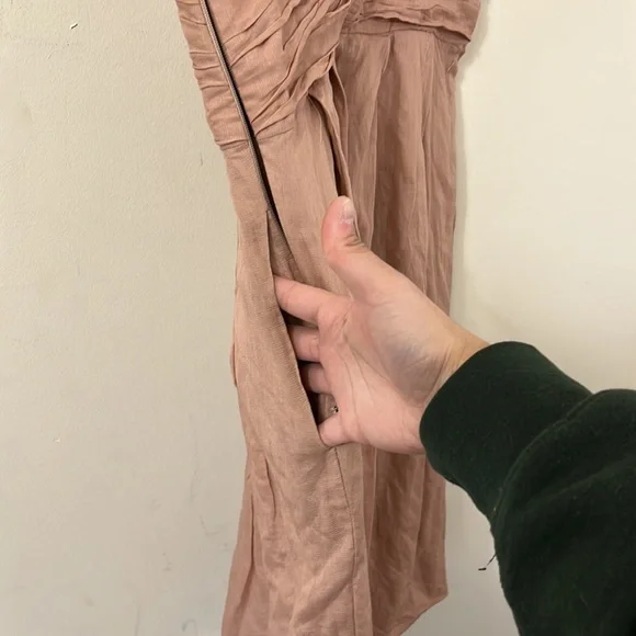 J.Crew Blush Pink Crinkled Cotton Vivette Dress 4 - Picture 10 of 10